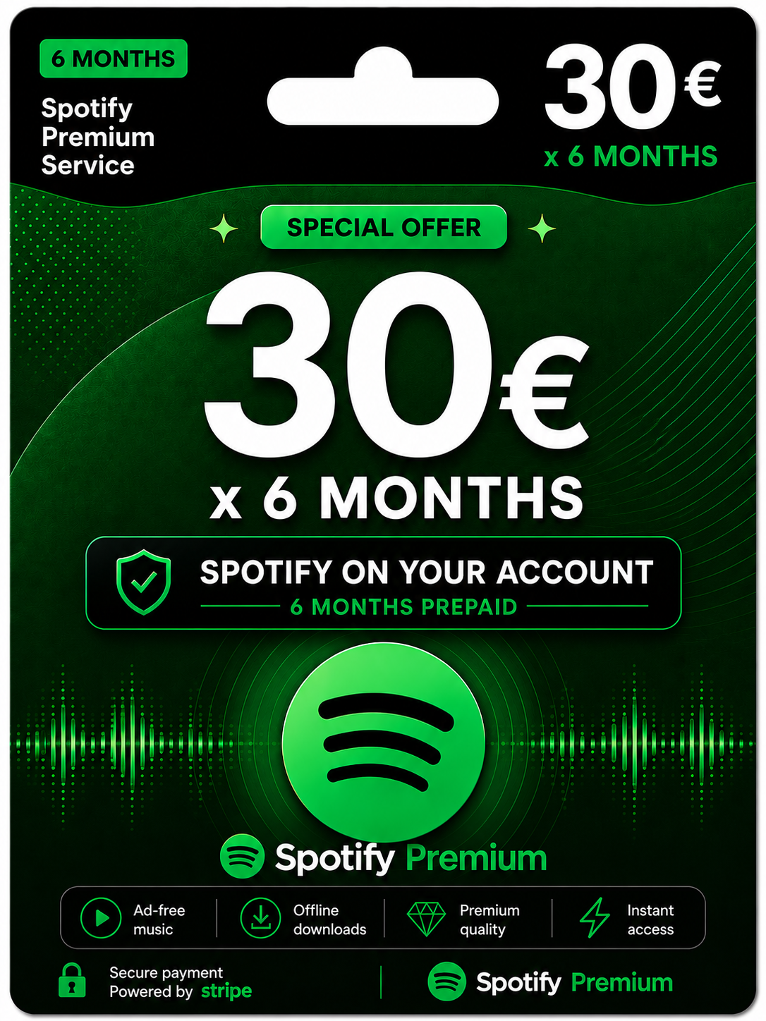 Spotify Premium 6 meses