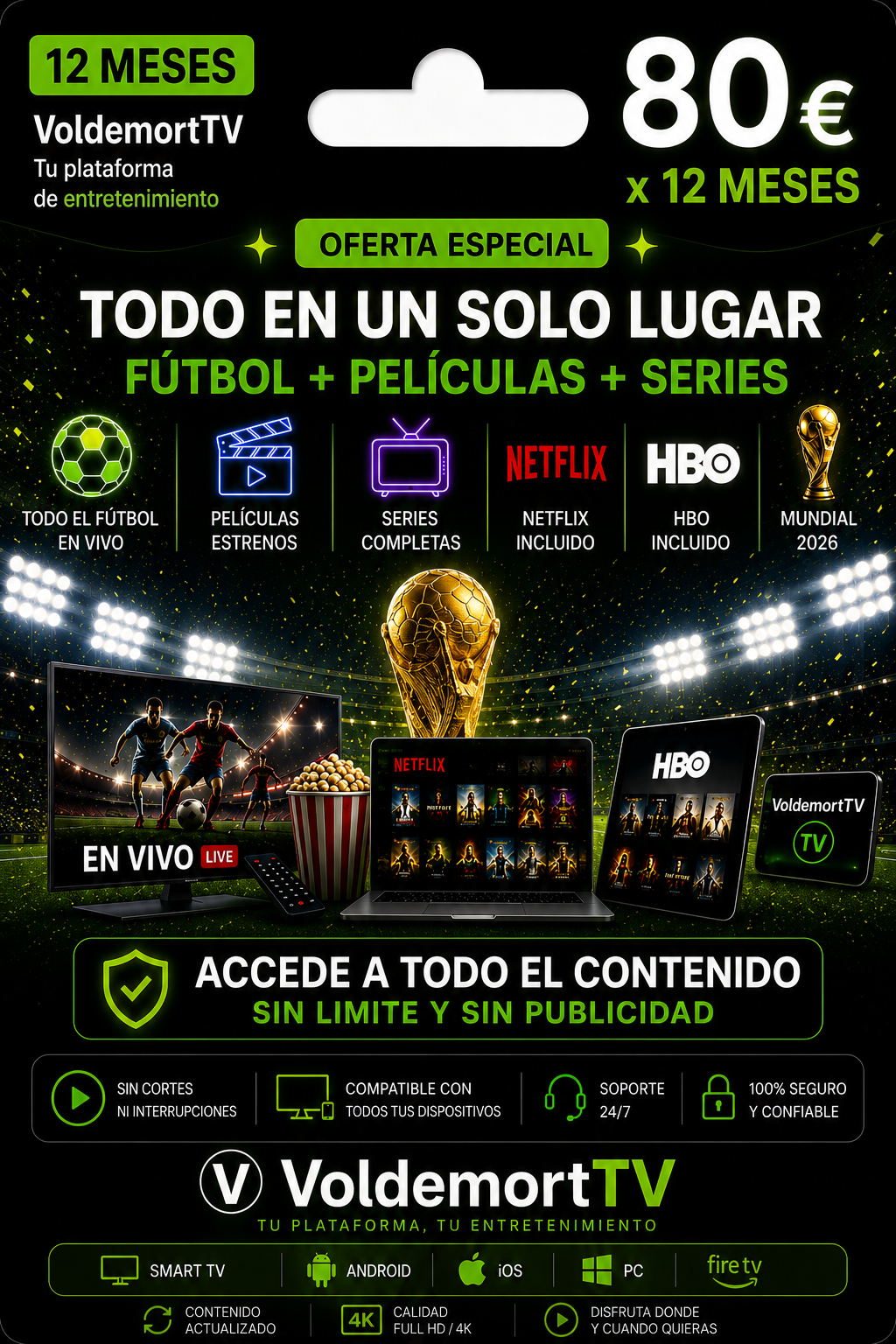 TV Premium 12 meses